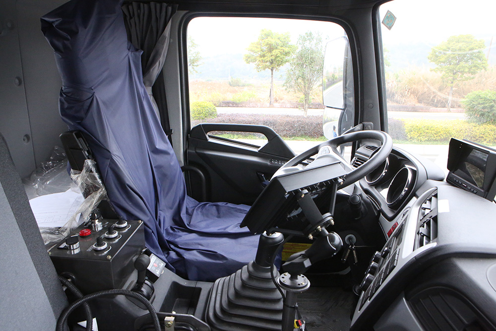 FULONGMA road sweeper function configuration and operation video
